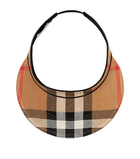 burberry visor hat